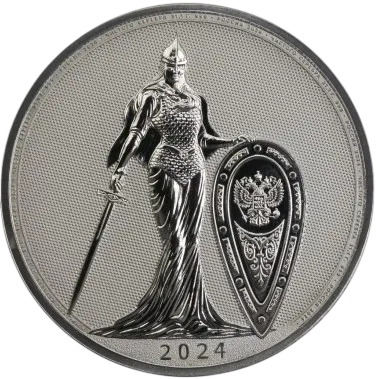 Жетон "Россия 2024", 2024 г., 31,1 гр., проба 999, РОССИЯ