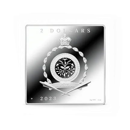 Монета "Ирисы. Винсент Ван Гог", 2023 г., Серебро, 62,2 гр., проба 999, НИУЭ