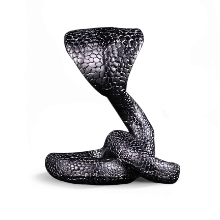 Монета "Змея 3D", 2025 г., Серебро, 93,3 гр., проба 999, САМОА