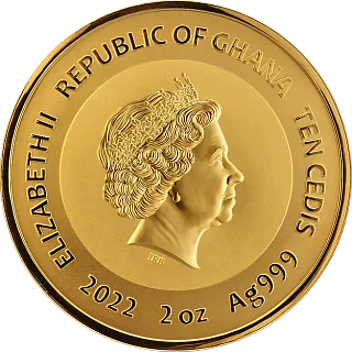Монета "Крик. Эдвард Мунк", 2022 г., Серебро, 62,2 гр., проба 999, ГАНА