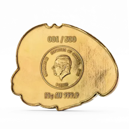 Монета "Богиня Фортуны", 2024 г., Серебро, 200 гр., проба 999, ГАНА