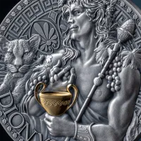 Монета "Дионисис", 2024 г., Серебро, 31,1 гр., проба 999, КАМЕРУН